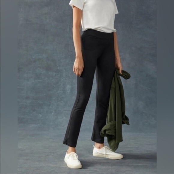 American Giant No-BS Kick Flare Pants in Black 8 - Picture 1 of 12